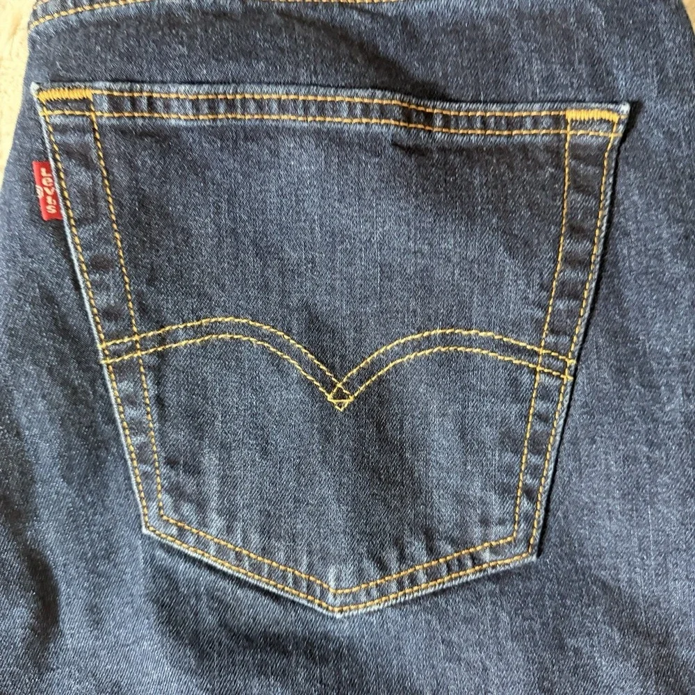 Levi's 505 Men's Jeans Dark Wash Regular Fit‎ Zip Fly 40x30